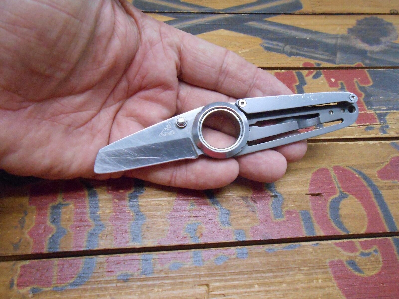 Gerber Mini Remix Pocket Knife Liner Lock Plain Edge Blade