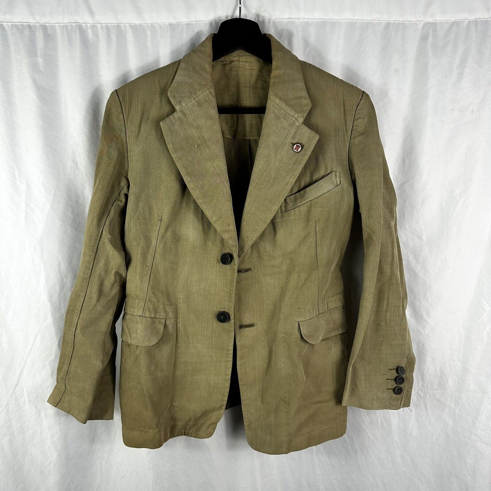Original pre WWII Japanese Diplomat Officers Coat Jacket w/ Pin