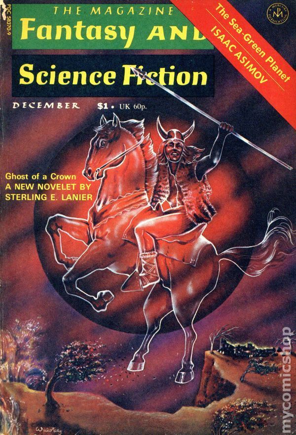 Magazine of Fantasy and Science Fiction Vol. 51 #6 GD/VG 3.0 1976 Stock Image