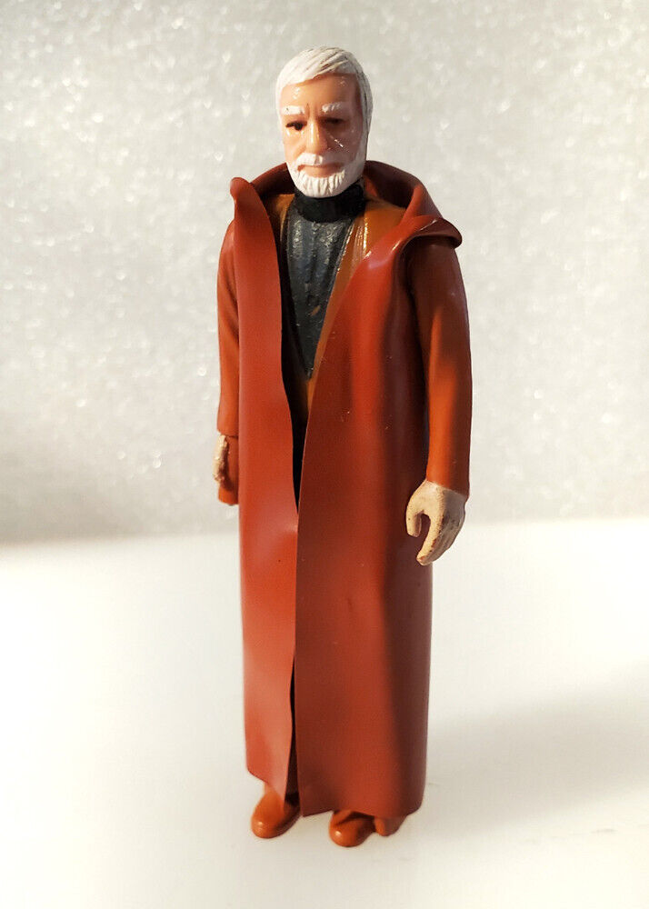 Star Wars Vintage Kenner Action Figure Obi-Wan Kenobi First 12 White Hair 1977