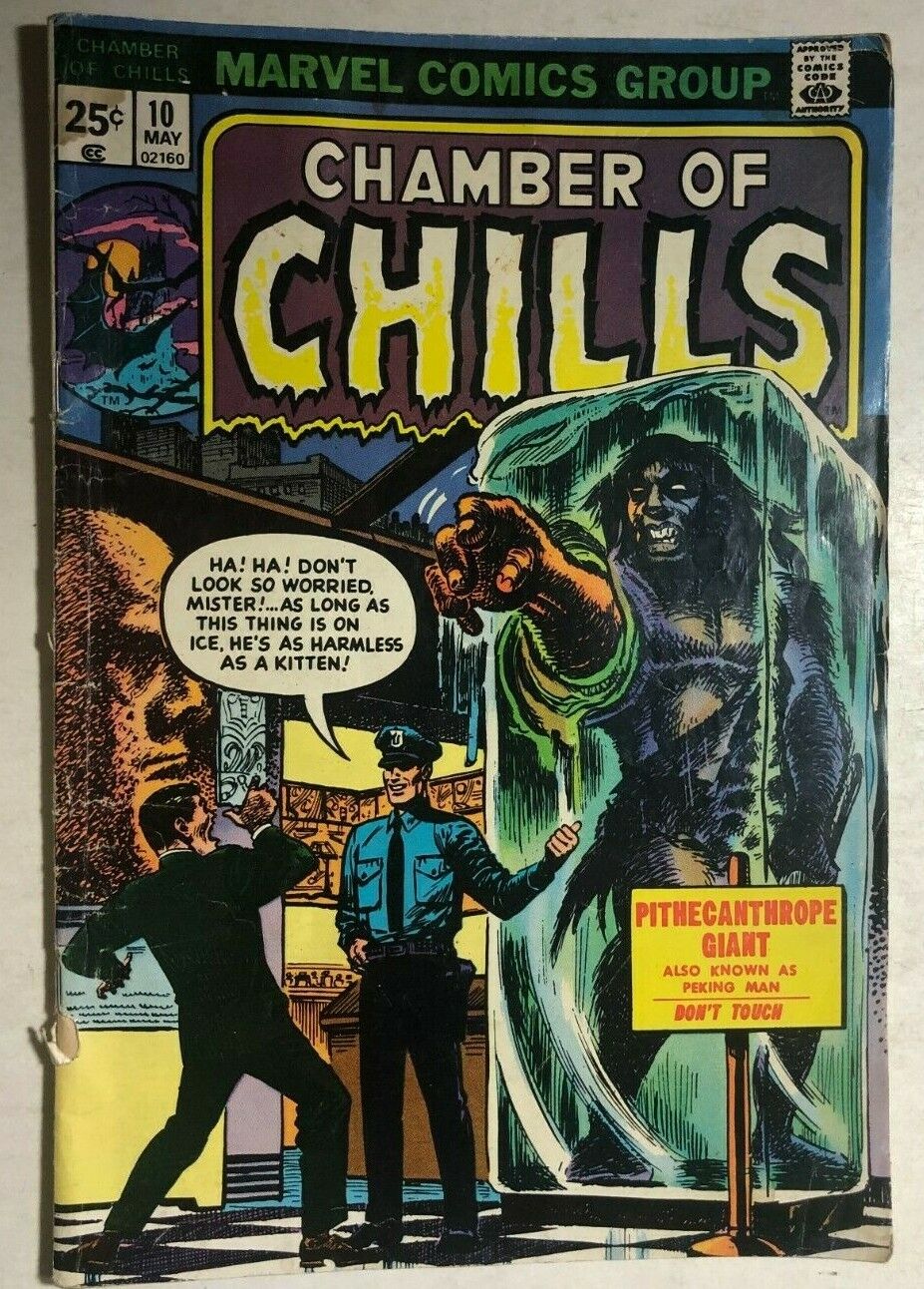 CHAMBER OF CHILLS #10 (1974) Marvel Comics horror GOOD