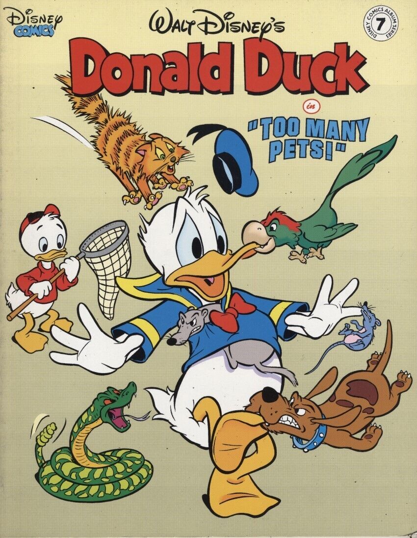 Walt Disney\'s Donald Duck Too Many Pets Disney Comics Comic Album #7