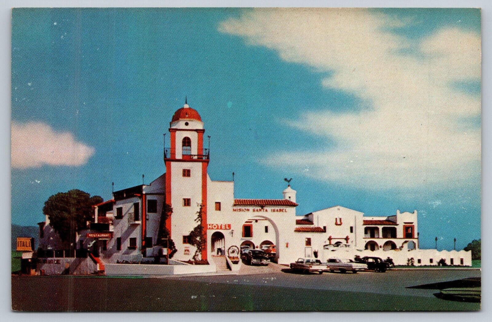 Mission Santa Isabel Hostelry Ensenada Baja California Mexico Unposted Postcard