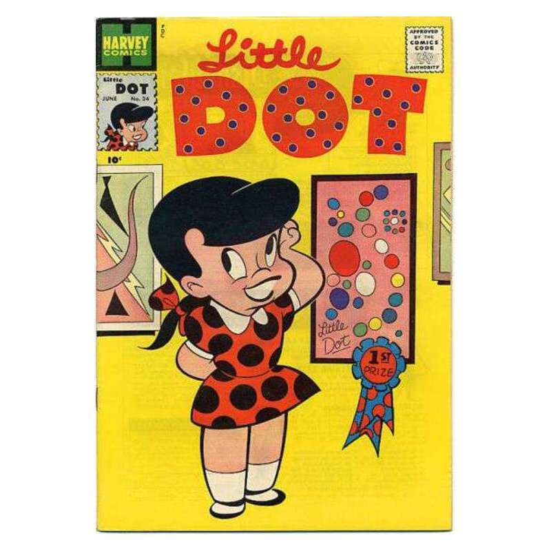 Little Dot (1953 series) #34 in Fine condition. Harvey comics [p^