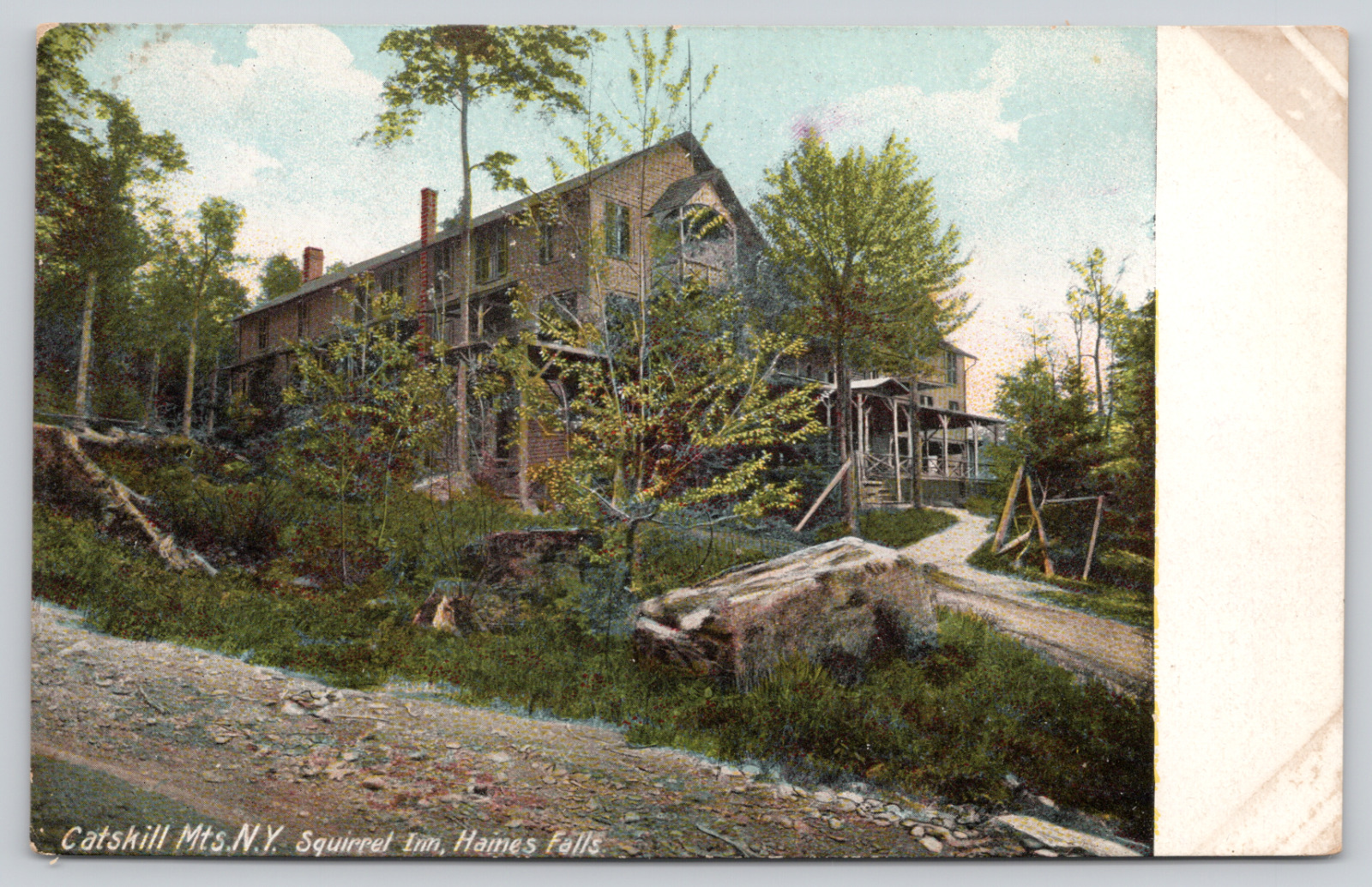 Postcard Catskill Mountains, New York, Squirrel Inn, Haines Falls A957