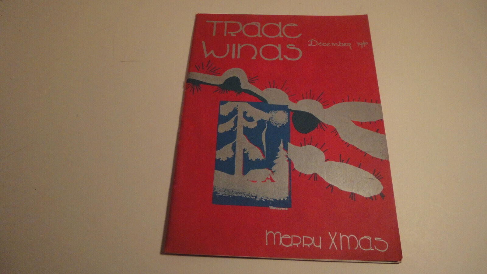 Trade High School Worcester MA.  1940 - TRADE WINDS School Paper-Advertisements