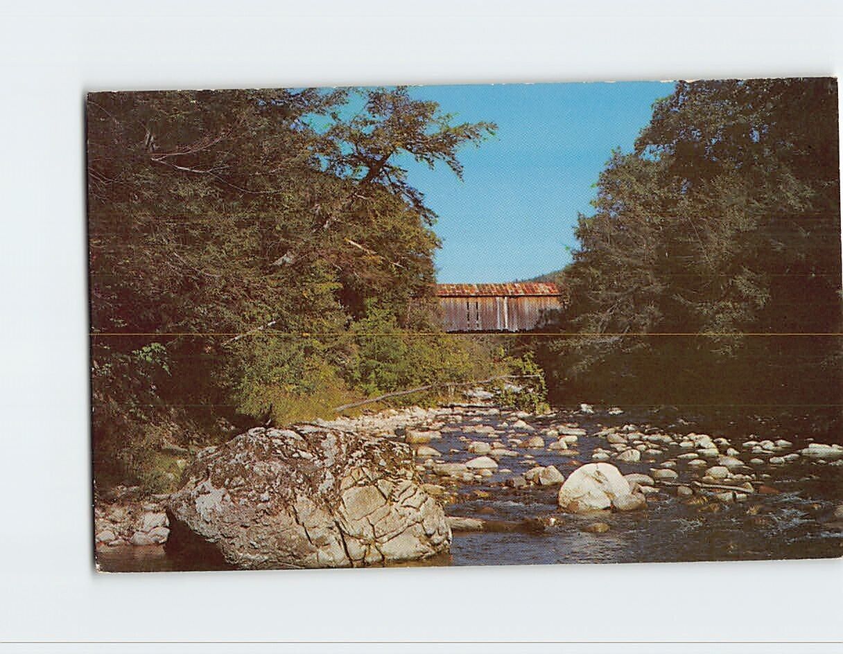 Postcard Brown Bridge, Clarendon, Shrewsbury, Vermont