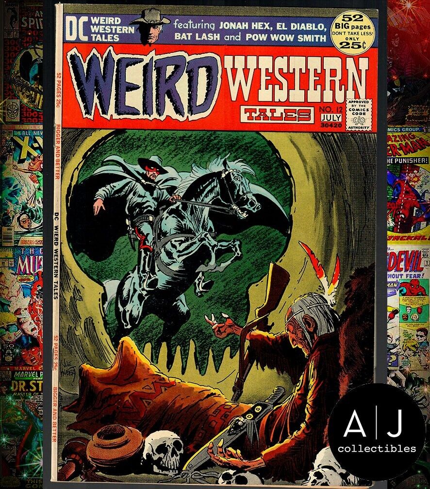 Weird Western Tales #12 VF- 7.5 1972 DC 3rd App Jonah Hex Joe Kubert