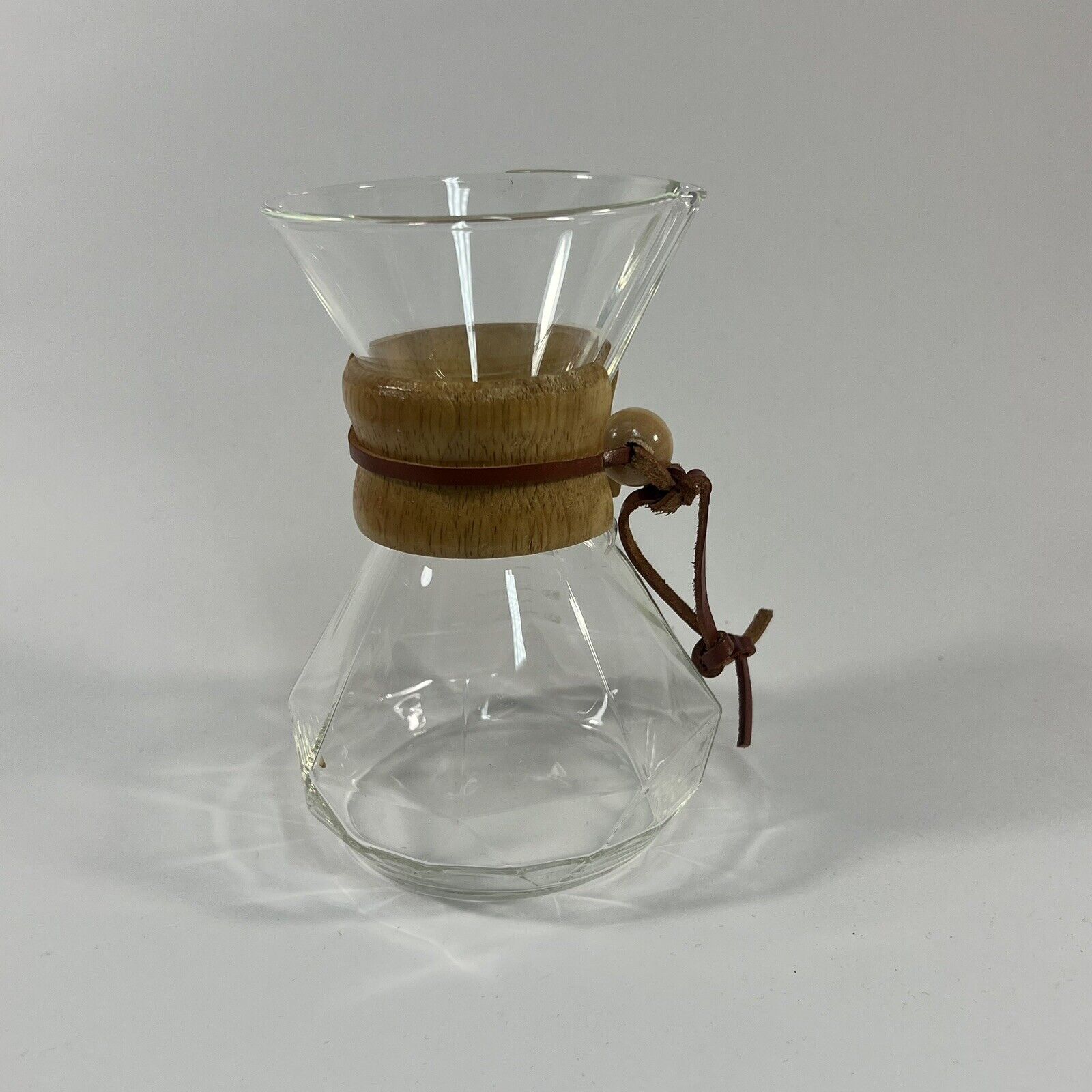 Pour Over Hexagonal  Coffee Maker Borosilicate Glass Carafe Brewer