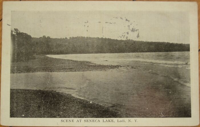 1926 NY Postcard: Scene at Seneca Lake - Lodi, New York
