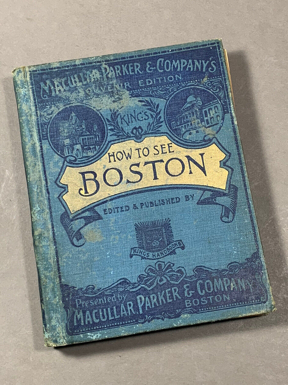 Antique 1895 Travel Guide Book ~ \