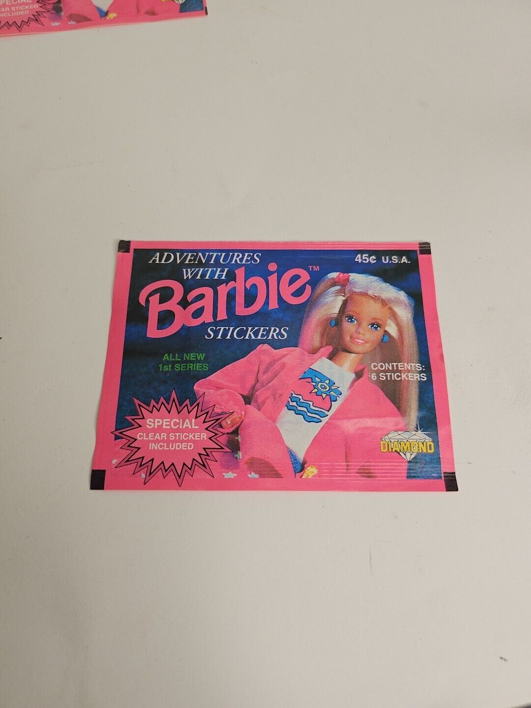 RARE Package Of 6 Barbie Stickers - 1st Series  Vintage 1994