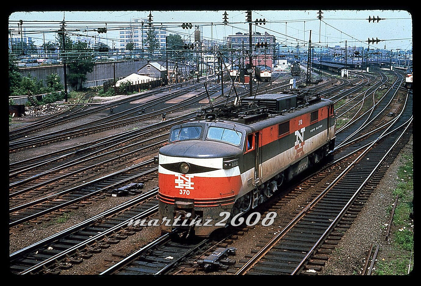 (MZ) DUPE TRAIN SLIDE NEW HAVEN (NH) 370 ROSTER