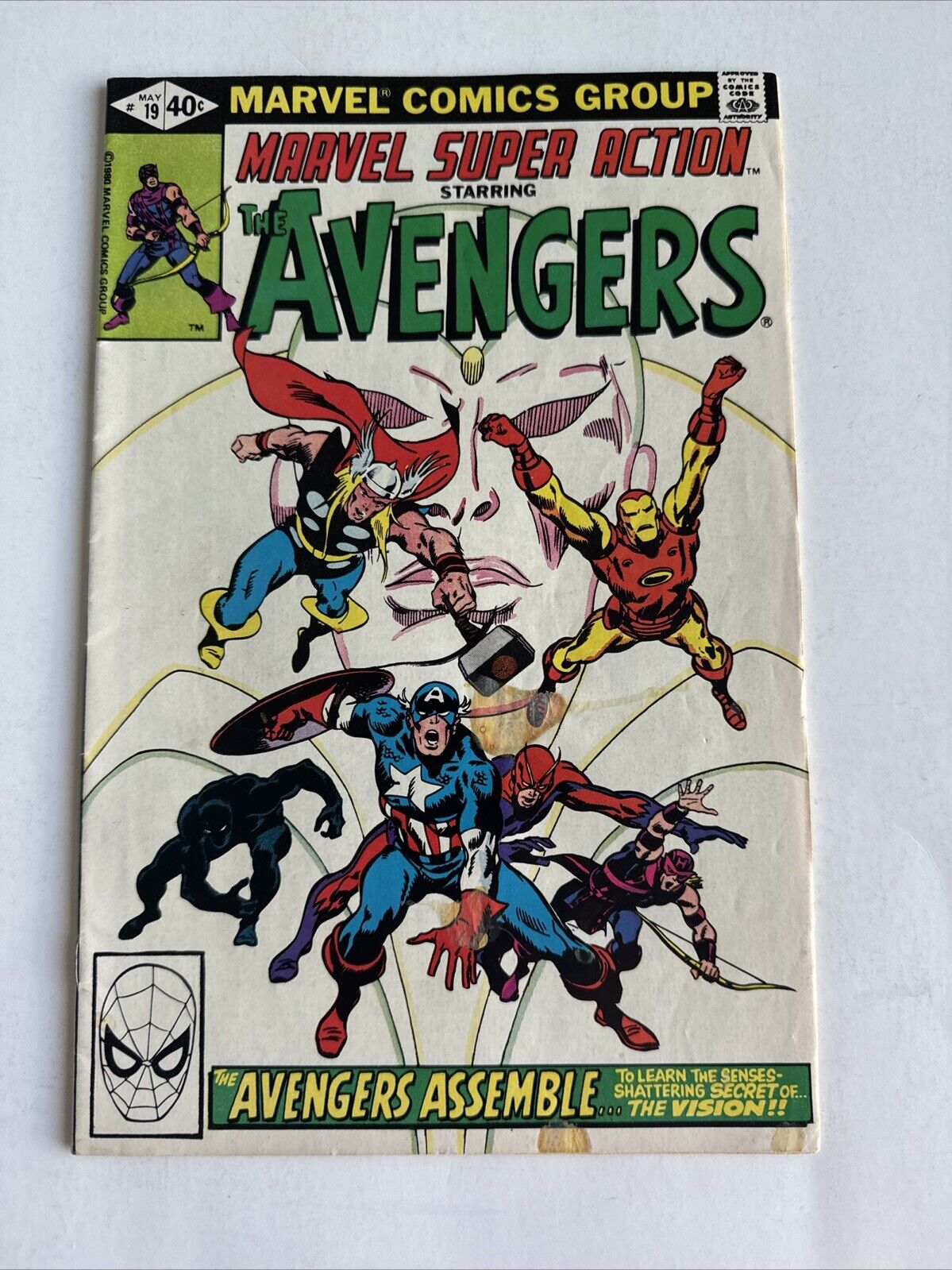 Marvel Super Action Starring The Avengers #19 May 1980