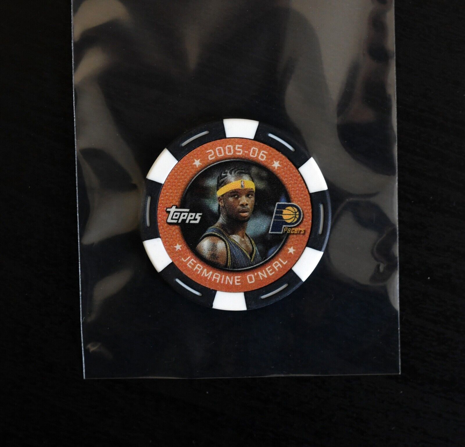 2005-06 Topps NBA Collector Poker Chips Jermaine O\'Neal /599
