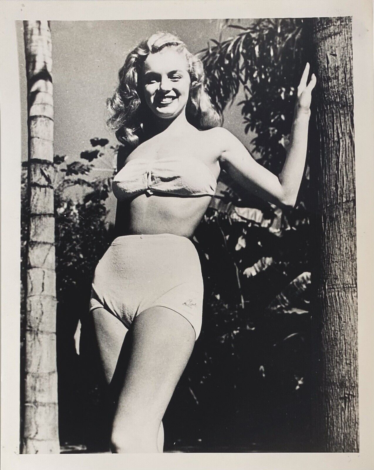 Marilyn Monroe Movie Star Norma Jean 1946 Silver Gelatin 8x10 Photograph.