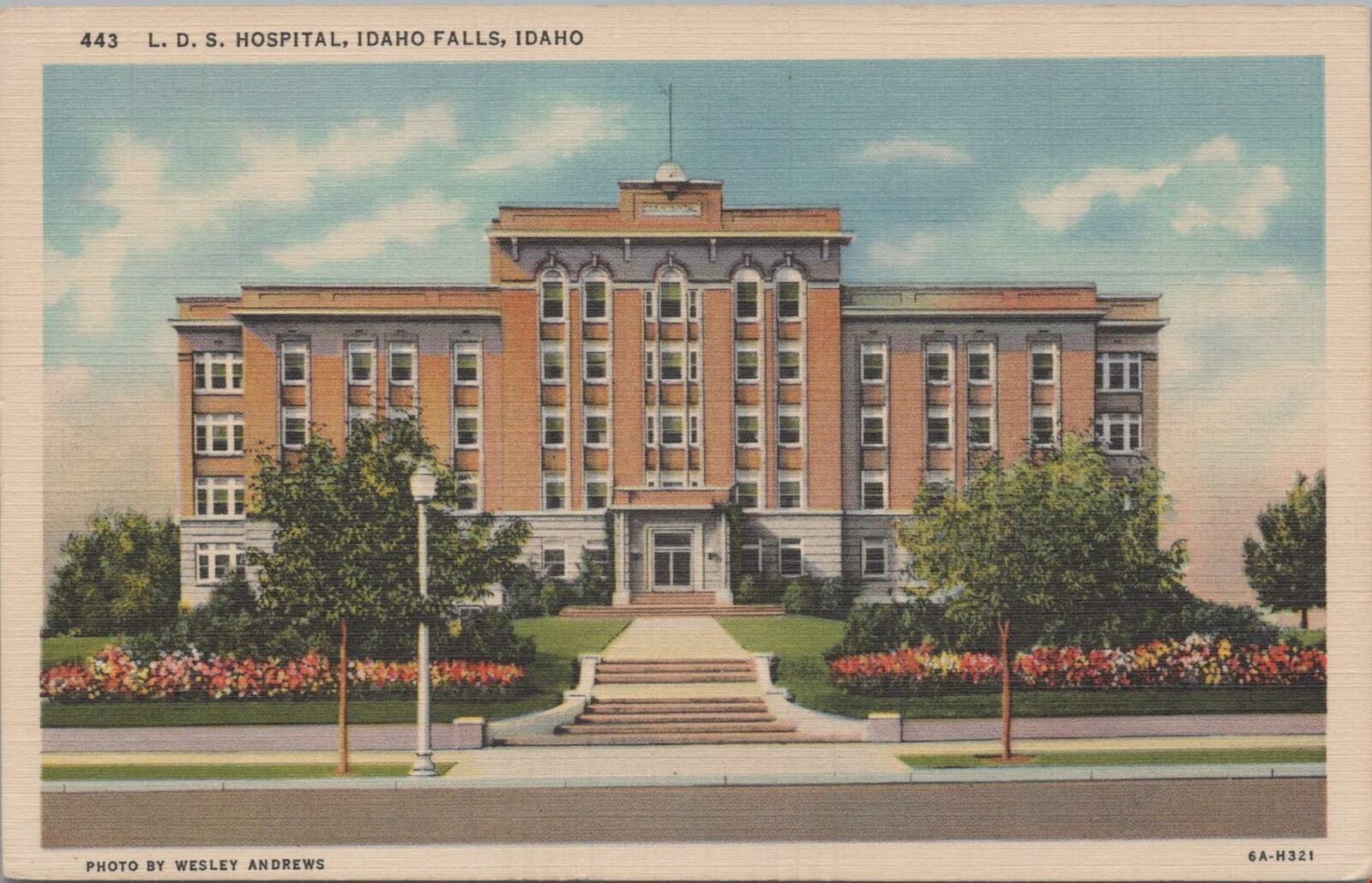 Postcard LDS Hospital Idaho Falls ID