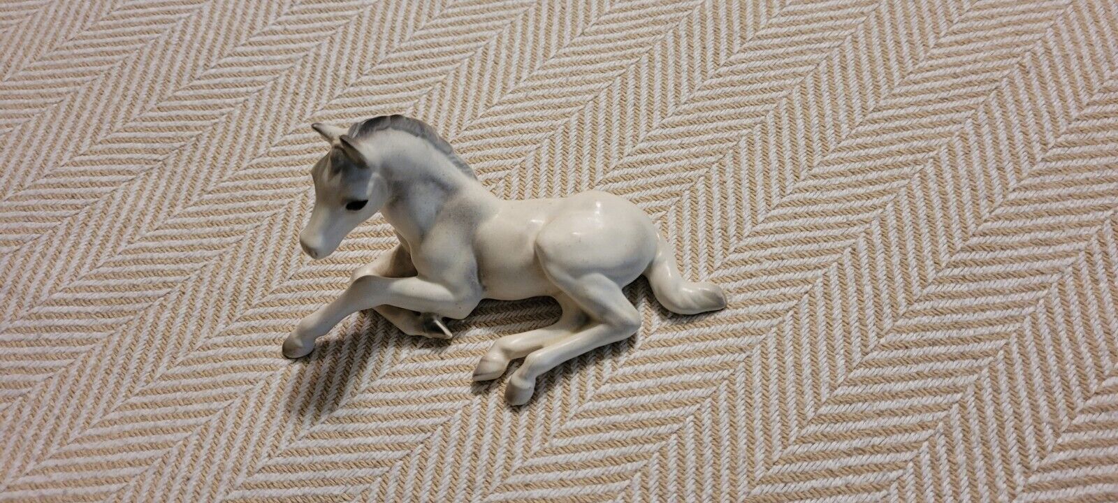 Vintage Josef Originals Porcelain White Horse Figurine
