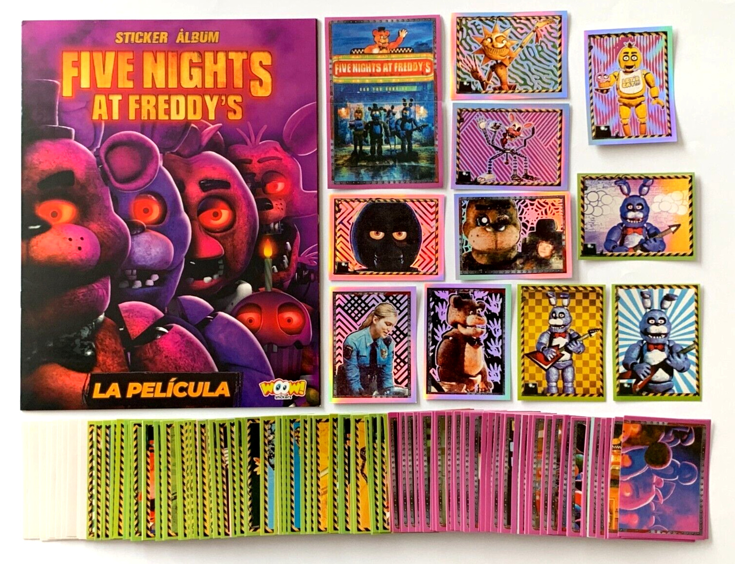 ALBUM FIVE NIGHTS AT FREDDY\'S The movie + Full Set 158/158 PERU Edition 2023