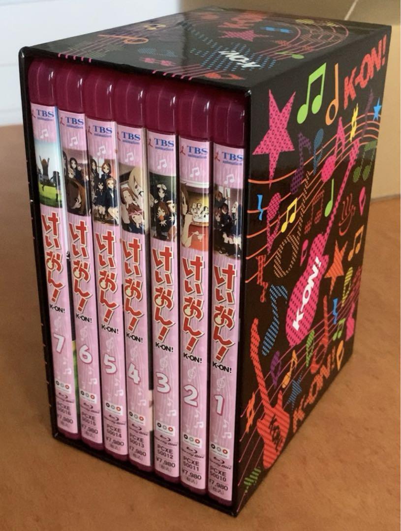 K-On Season 1 Blu-ray 1-7 Volume Set with Box anime