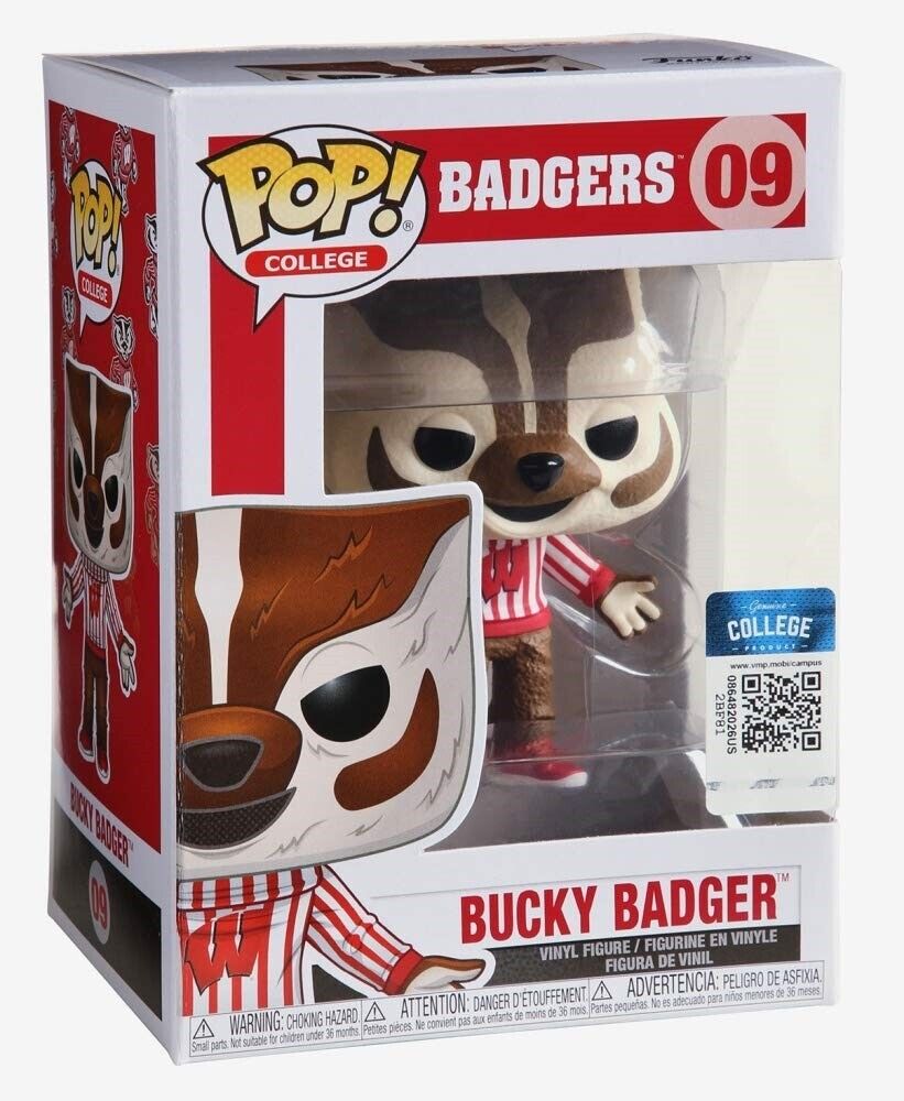 Funko Pop College University of Wisconsin Bucky Badger