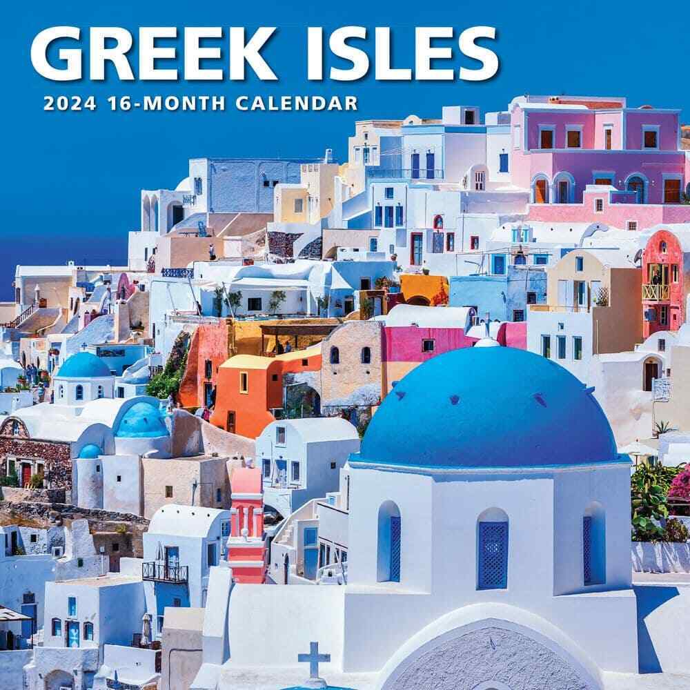 Calendar Ink,  Greek Isles 2024 Wall Calendar