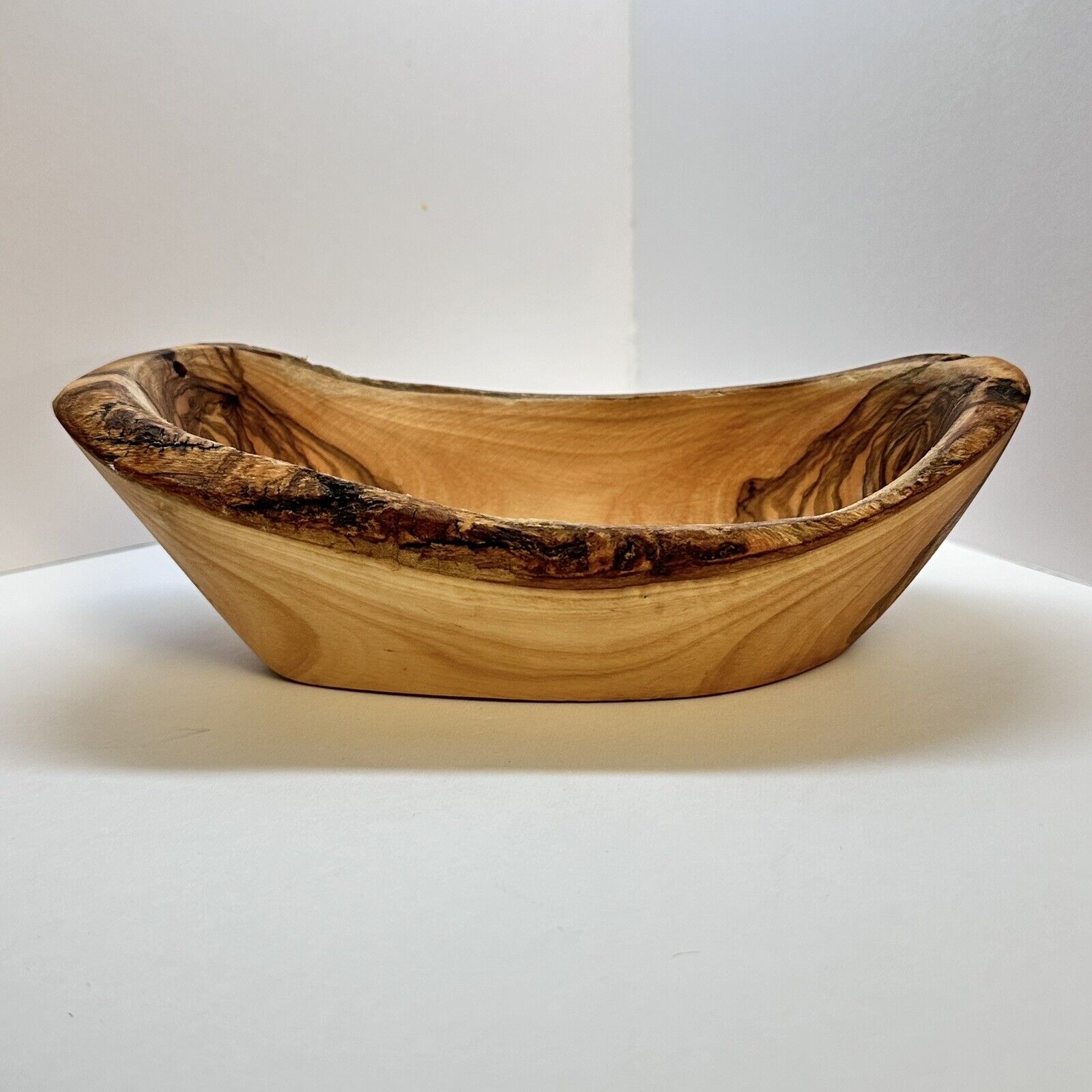 Hand Crafted Rustic Primitive Small Decorative Artisan Wooden Bowl