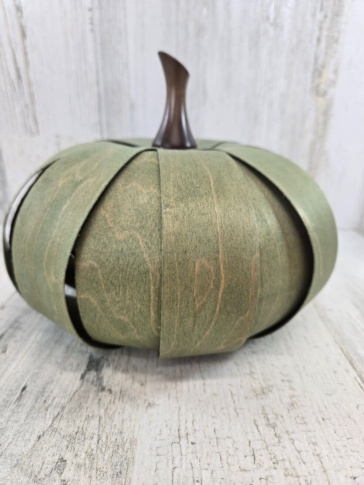 Longaberger Green Pumpkin Woven Rare
