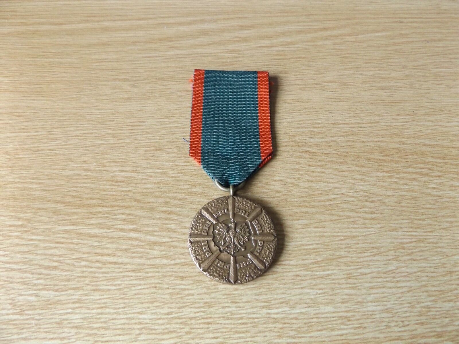 Polish PEOPLE'S Republic. Bronze Medal For Merits Defending Polish Borders