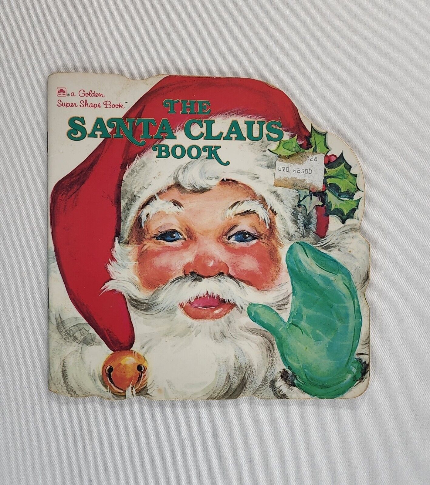 Vintage THE SANTA CLAUS BOOK by EILEEN DALY 1972 Golden Press, Diecut Edges Nice