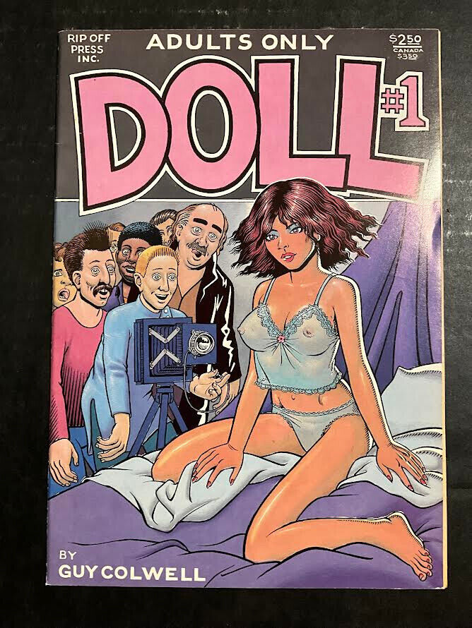 1989 RIP OFF PRESS DOLL #1 FIRST ISSUE UNDERGROUND COMIC BOOK BY GUY COLWELL