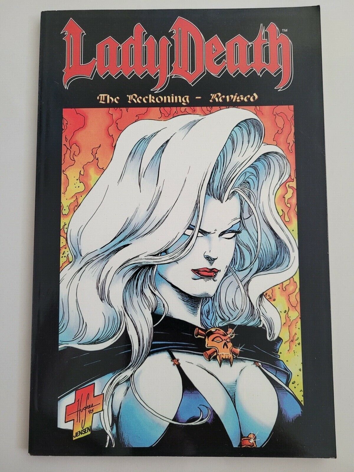 LADY DEATH: THE RECKONING REVISED TPB 1995 CHAOS COMICS FIRST EDITION HUGHES