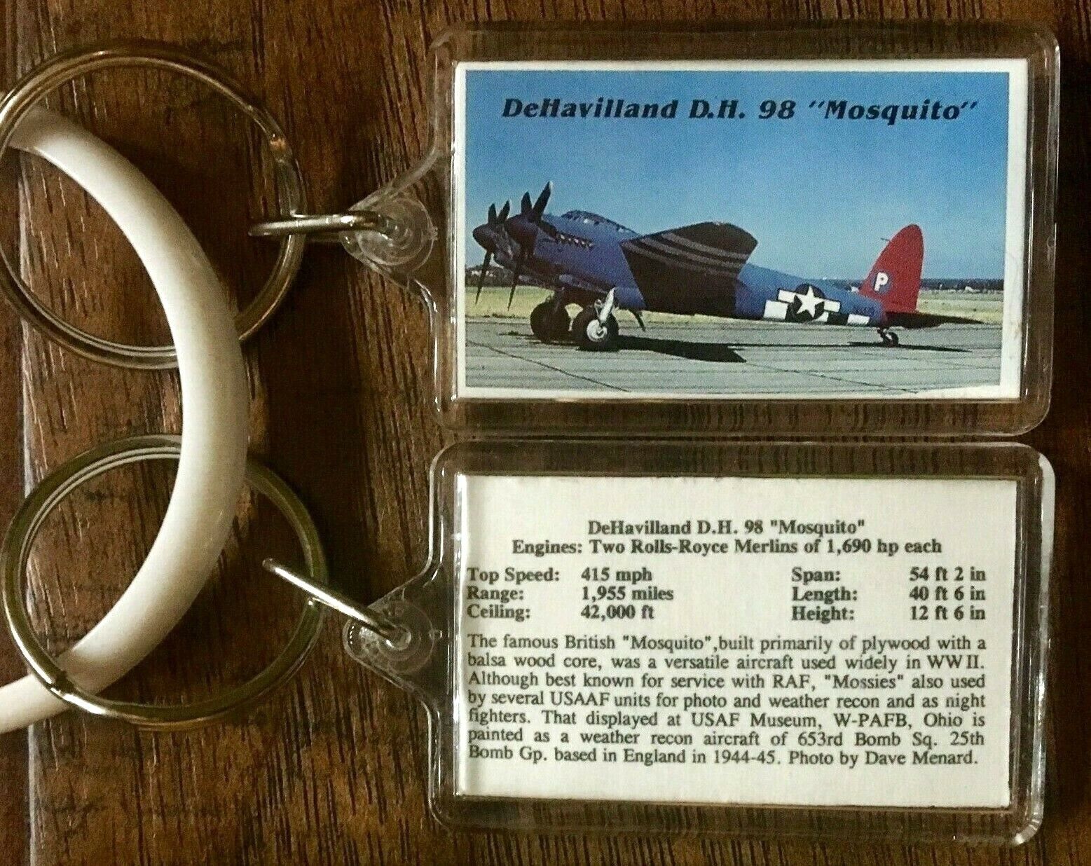 DeHavilland D H 98 Mosquito Airplane Aircraft US Air Force Museum W-PAFB OH USAF