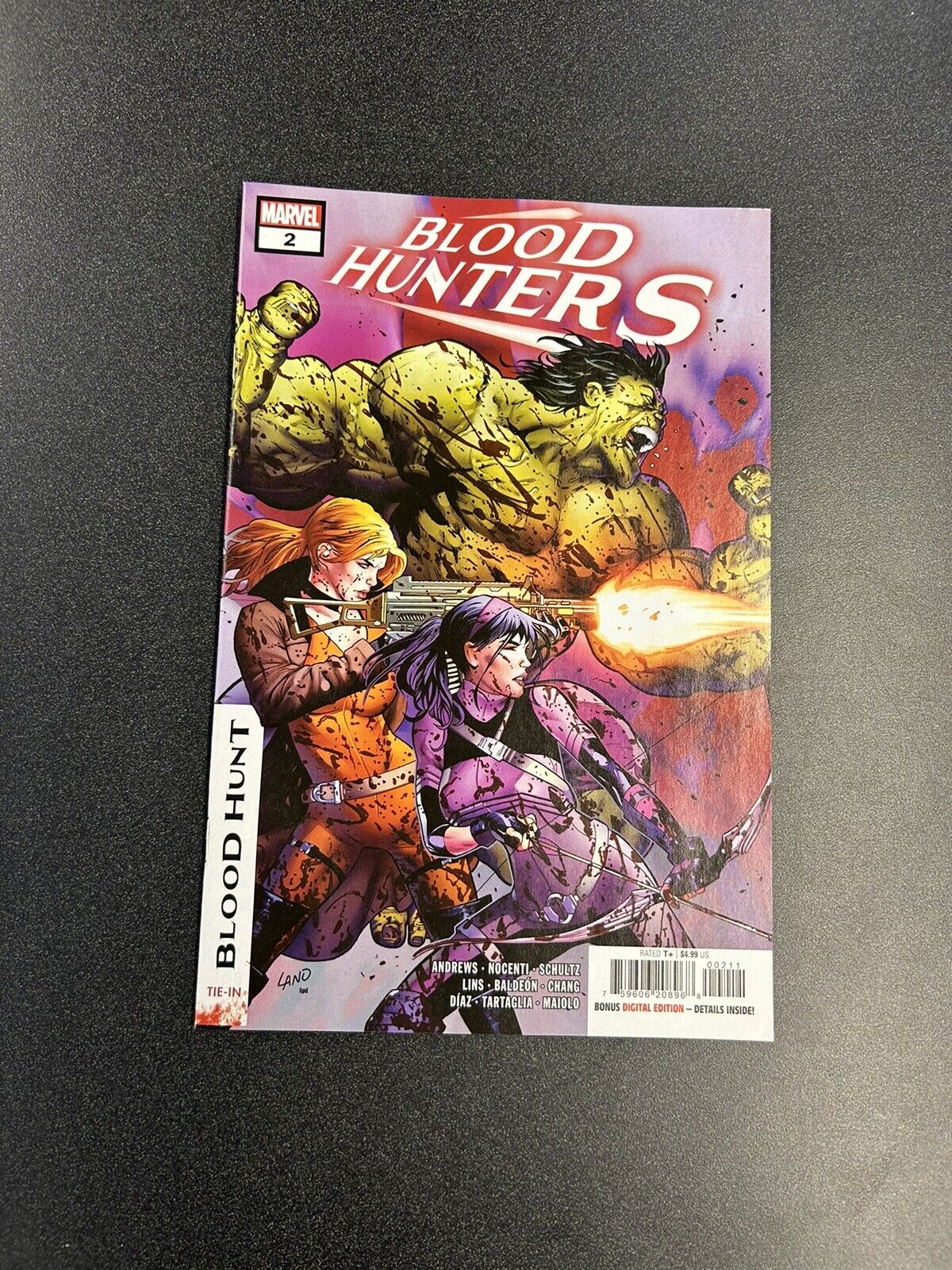 Blood Hunters (2024) #2 NM Greg Land Cover TC19