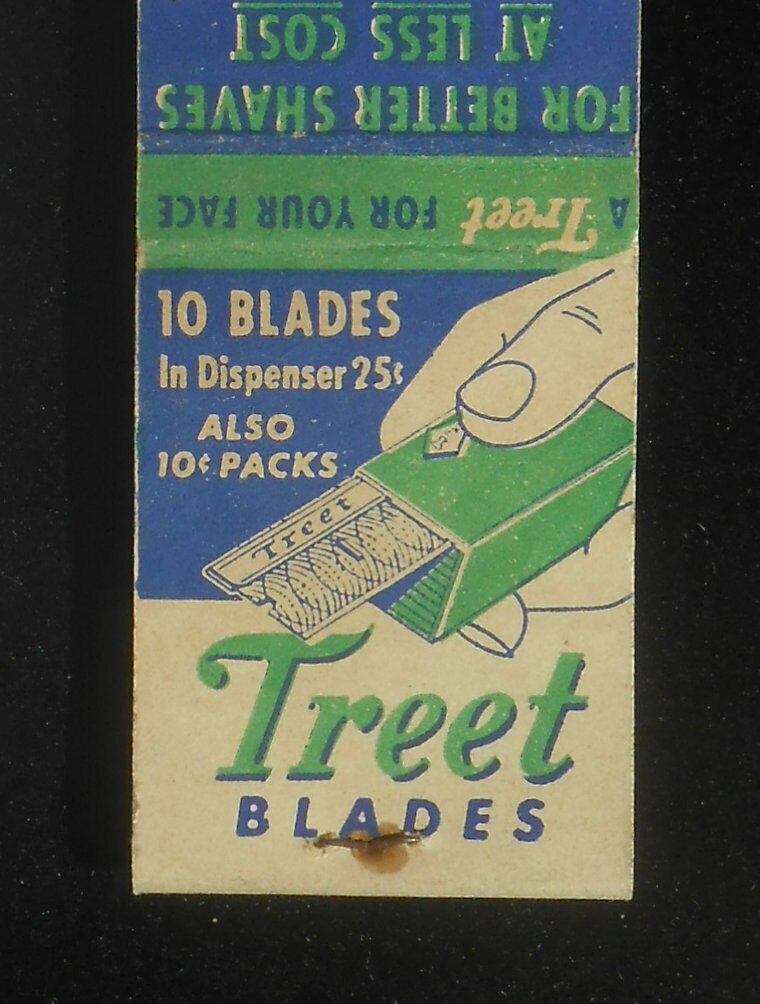 1950s Treet Razor Blades Ever-Ready Shaving Brush American Safety Brooklyn NY MB