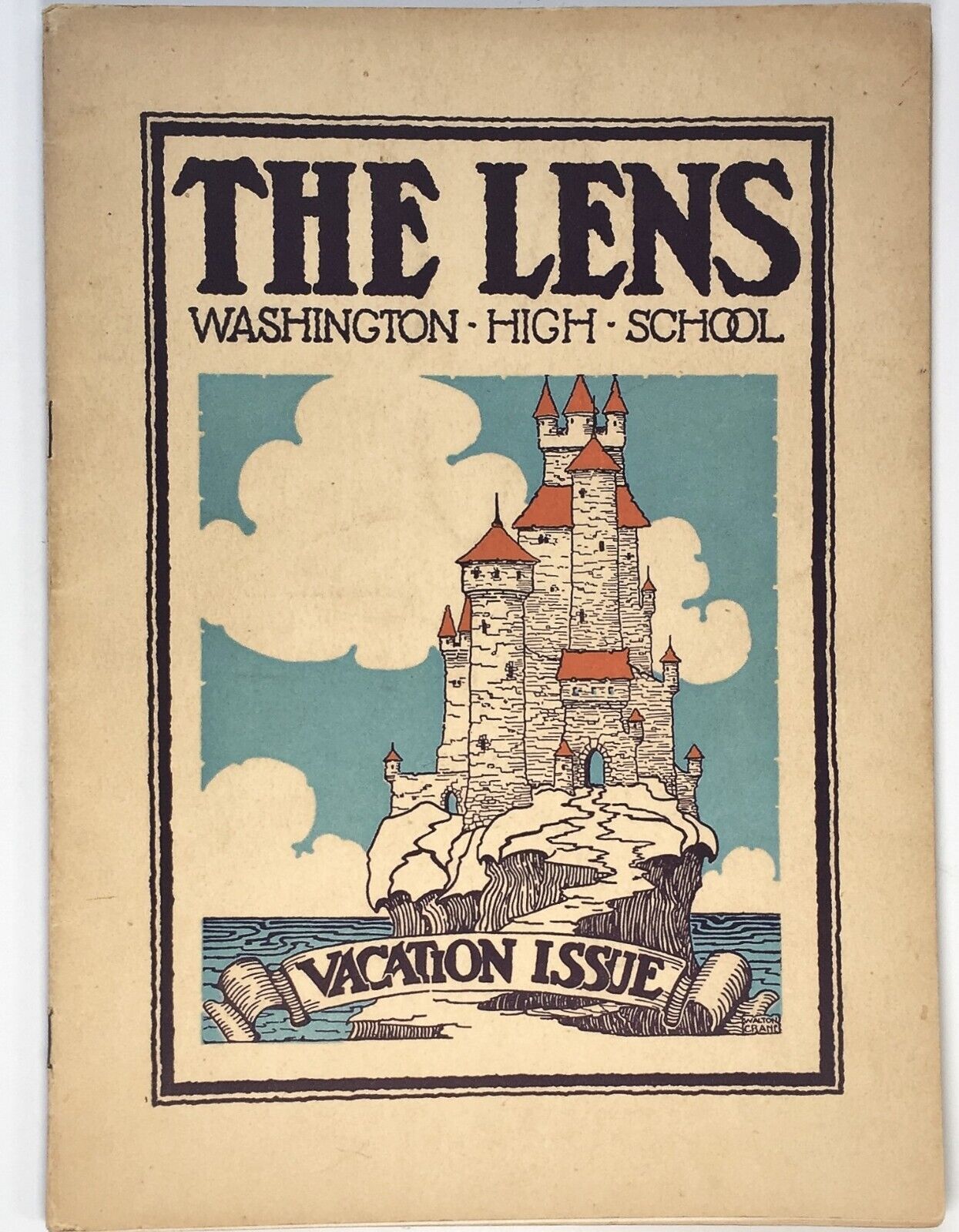 Portland Oregon Washington High School orig 1925 student magazine \