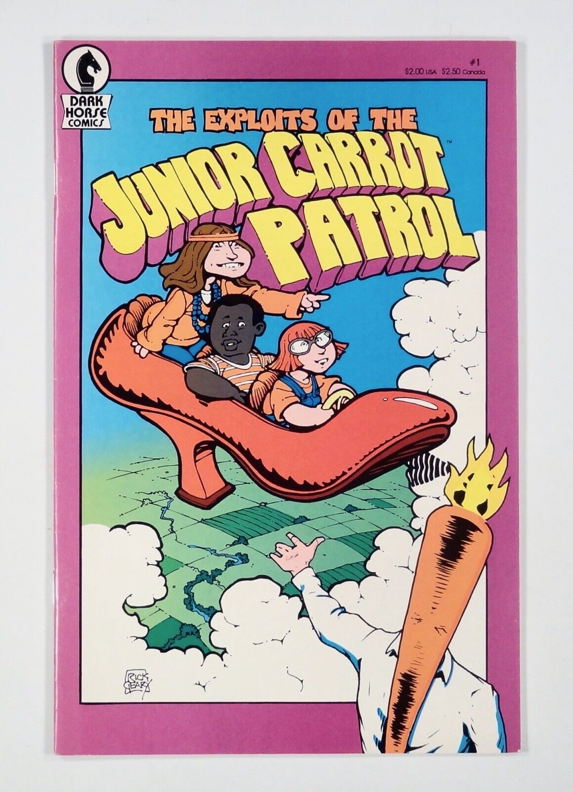 1989 Rick Geary EXPLOITS OF THE JUNIOR CARROT PATROL 1 Flaming Carrot DARK HORSE