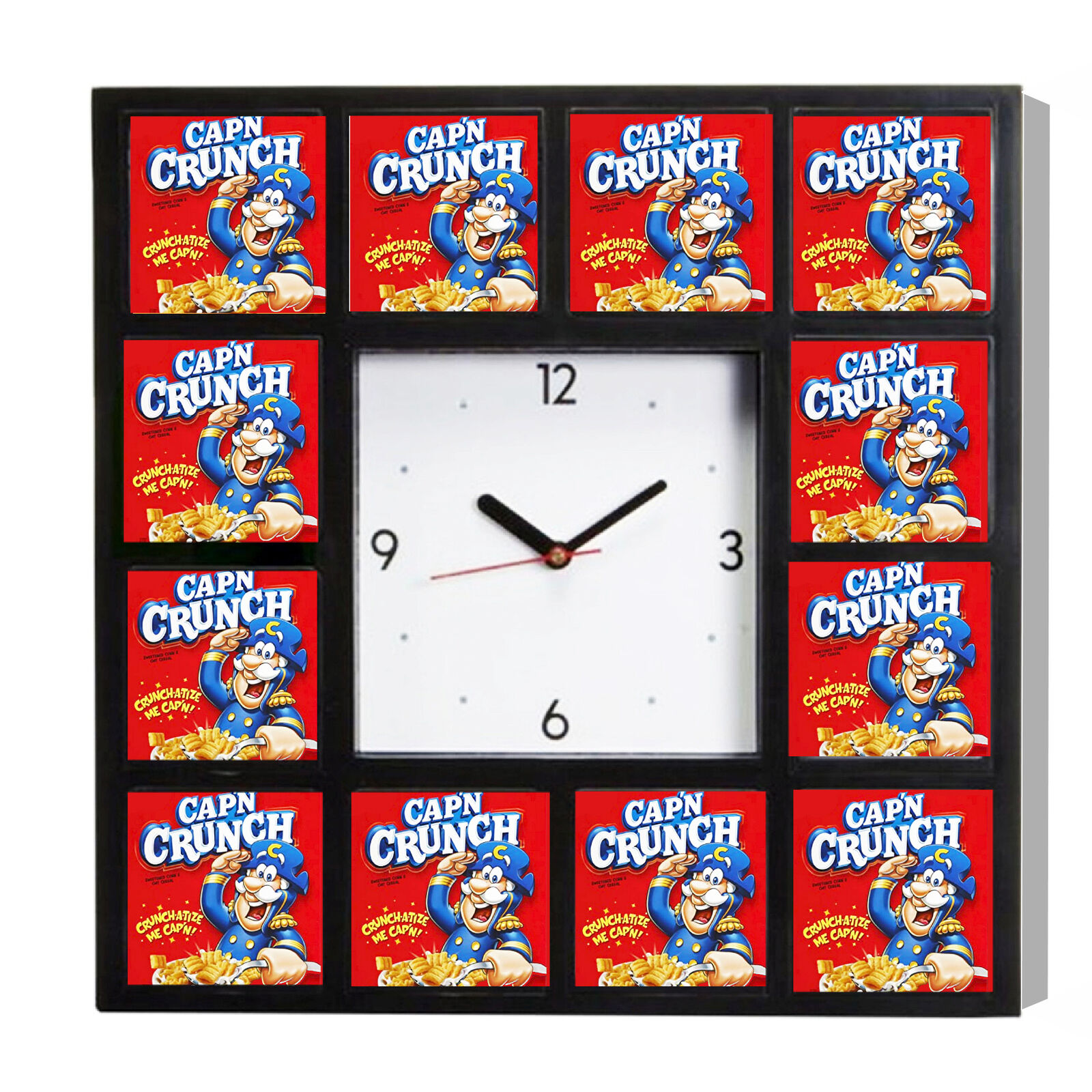 Captain Cap\'n Crunch Advertising Promo Diner Clock with 12 pictures. Not $60