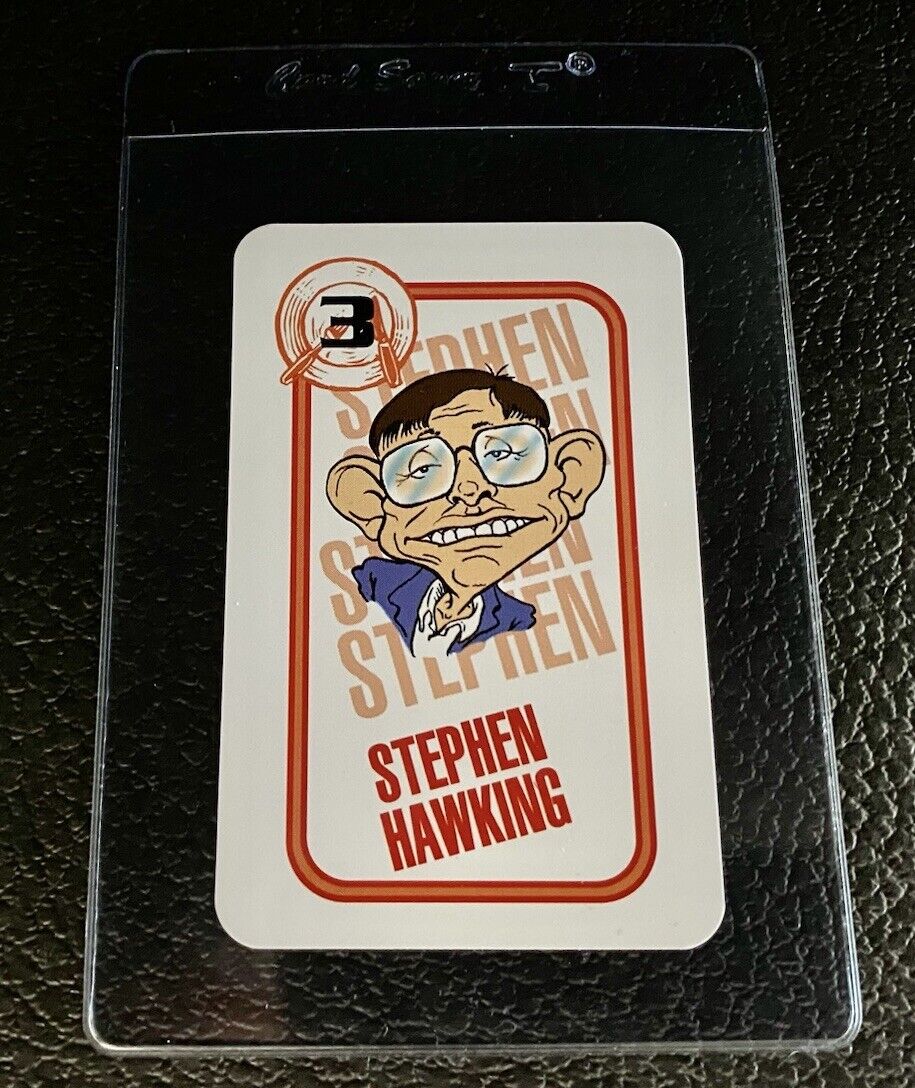 Stephen Hawking Rookie Card 1994 Power Lunch Game Playing Trading Physicist 90s