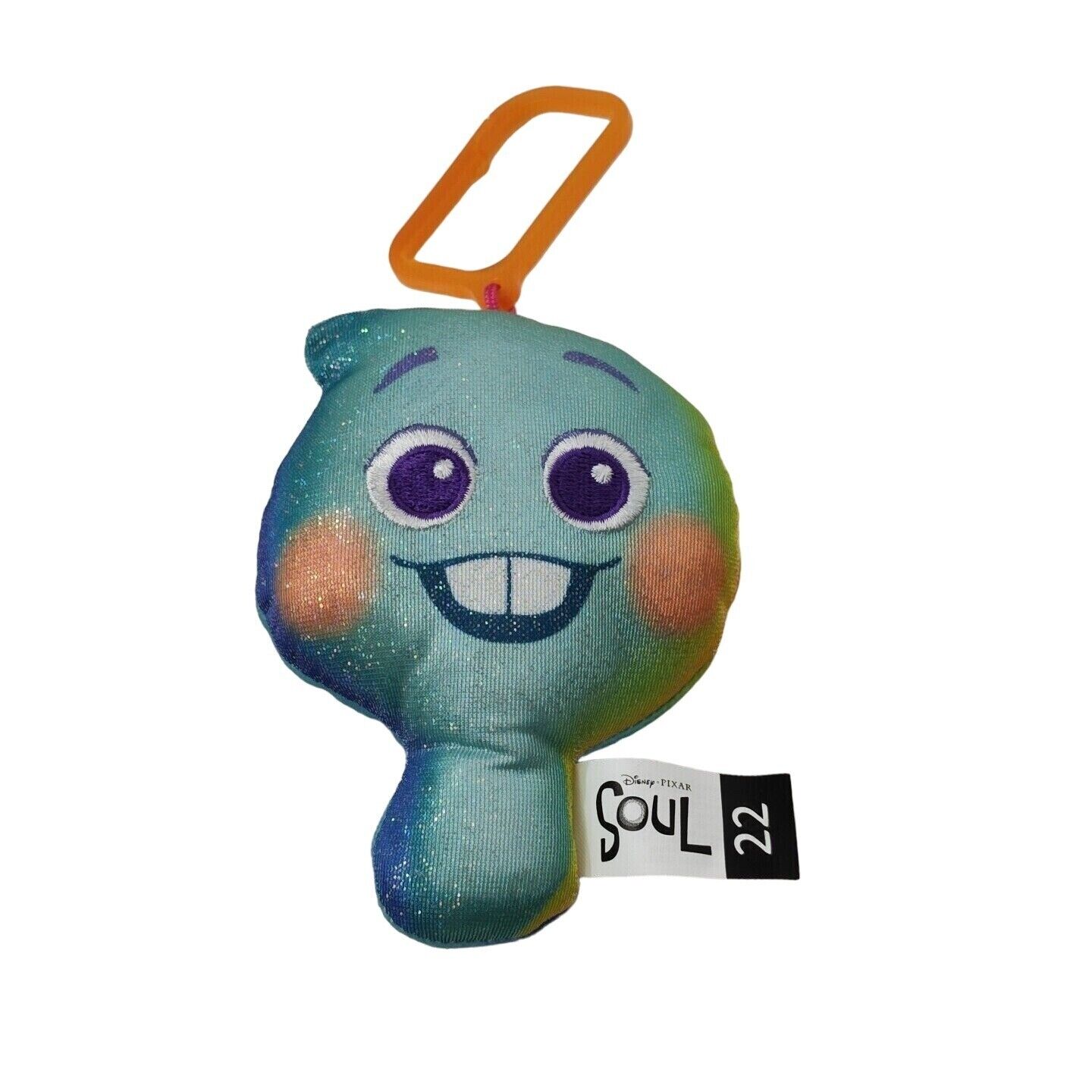 McDonalds Disney Pixar Soul Stuffed Animal Plush Soft Toy Backpack Clip Clip-on