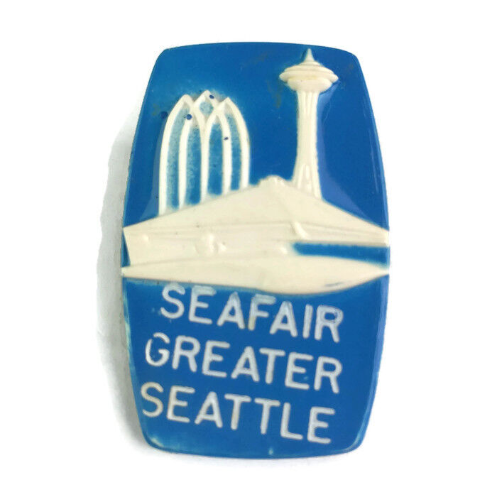 Vtg 1967 Seafair Boat Club Greater Seattle Hydroplane Skipper Pin Hat Cap Lapel 