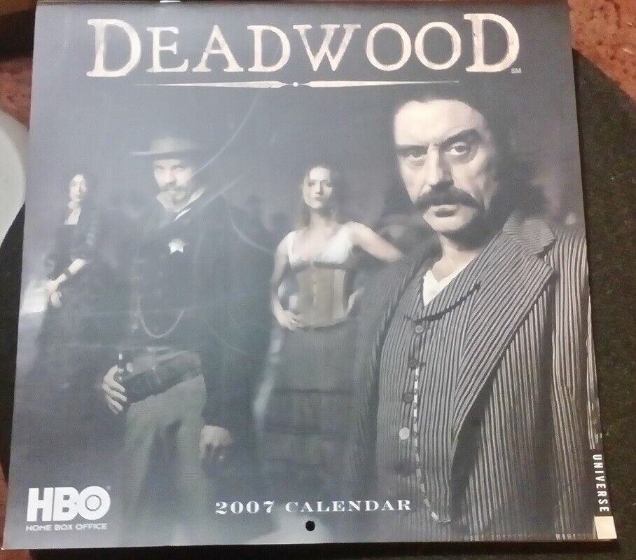 DEADWOOD - HBO Official 2007 Calendar - Ultra RARE Collectable
