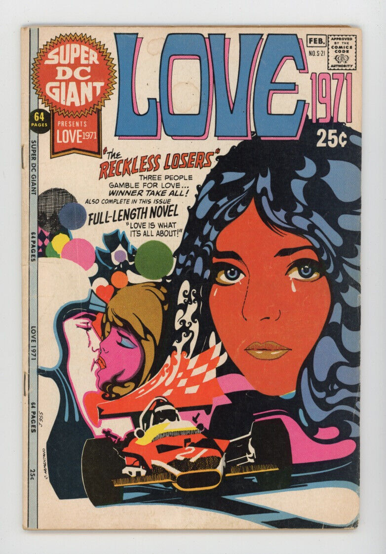Super-DC Giant S-21 Famous Love 1971 issue, hard to find