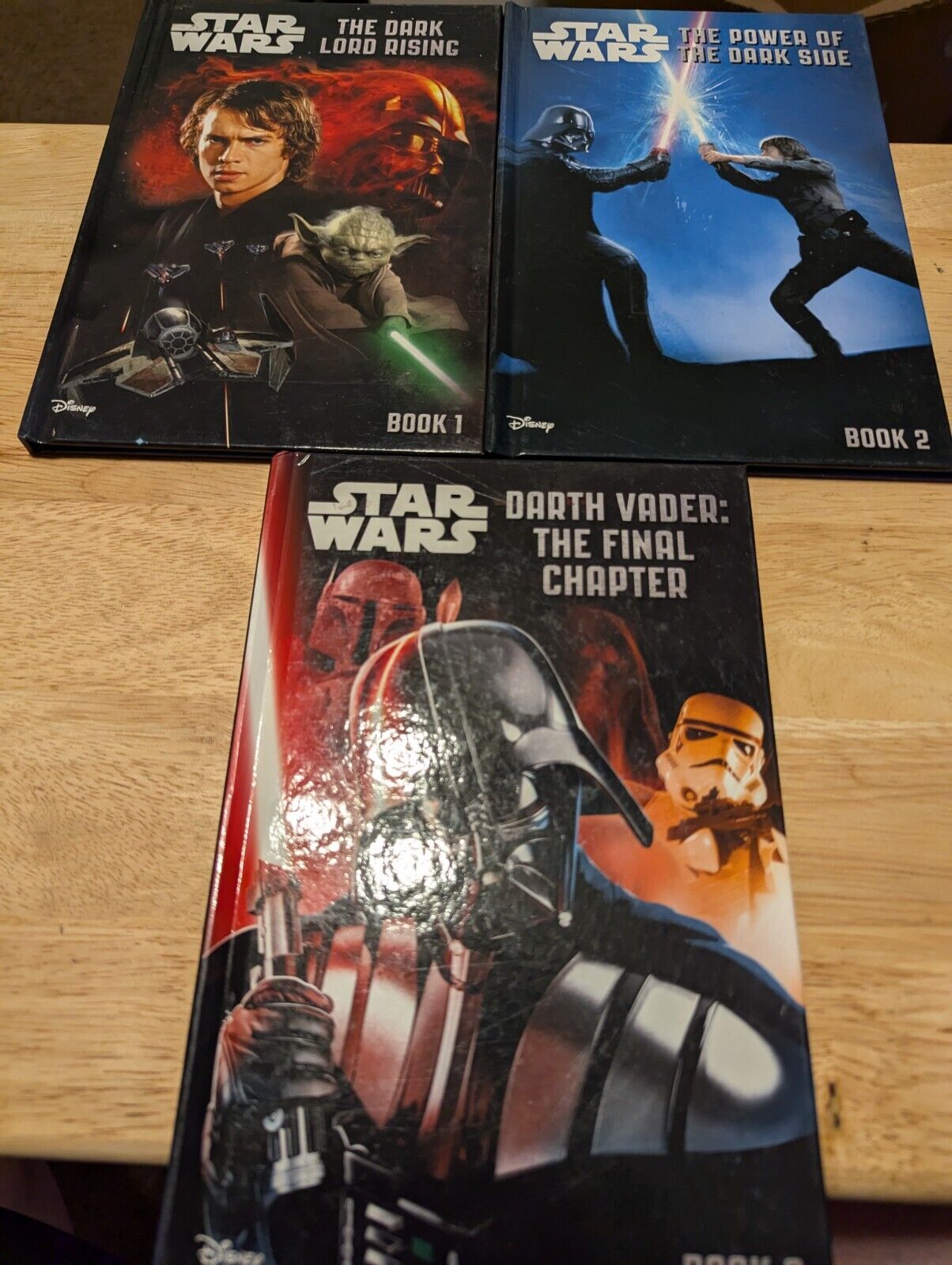 Star Wars Books The Dark Lord Rising Power Of The Dark Side & Darth Vader...