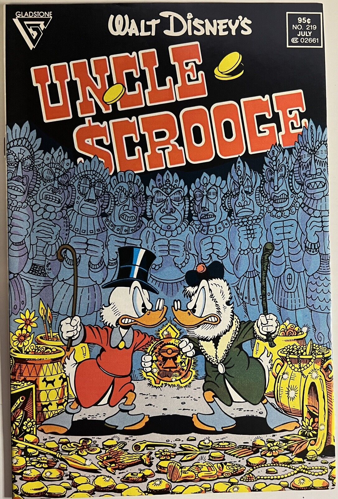 Walt Disney's Uncle Scrooge Comic Book #219 Newsstand NM- 1st Rosa Gladstone