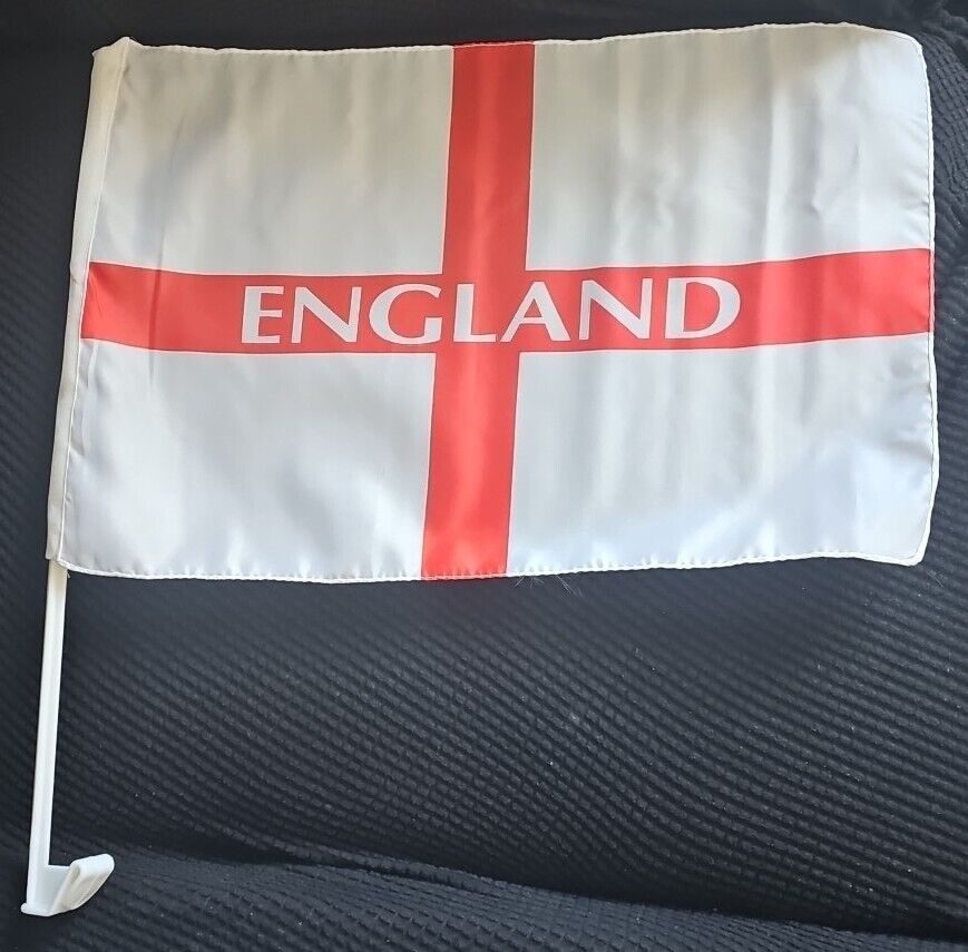 Box of 48 England Car Flags