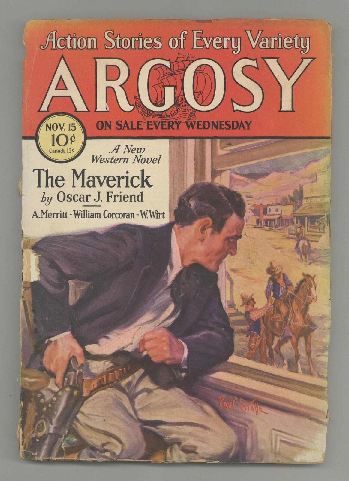 Argosy Part 4: Argosy Weekly Nov 15 1930 Vol. 216 #5 FR 1.0 Low Grade