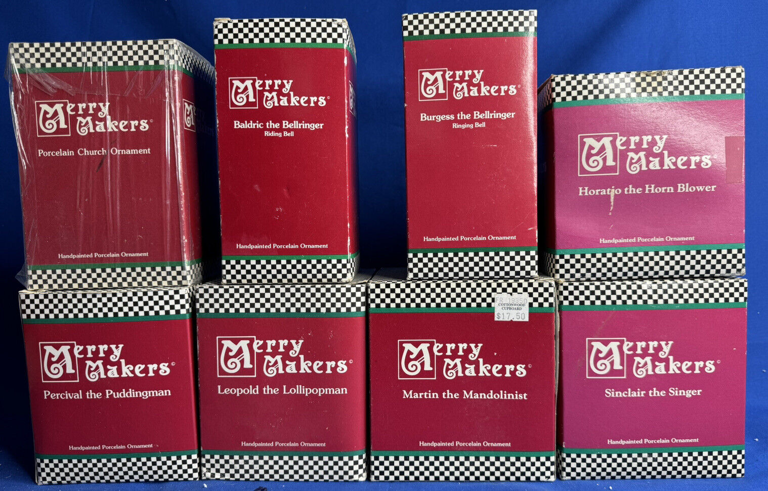 Dept 56 Merry Makers, Lot of 14, Ornaments (12), Tree & Entrance