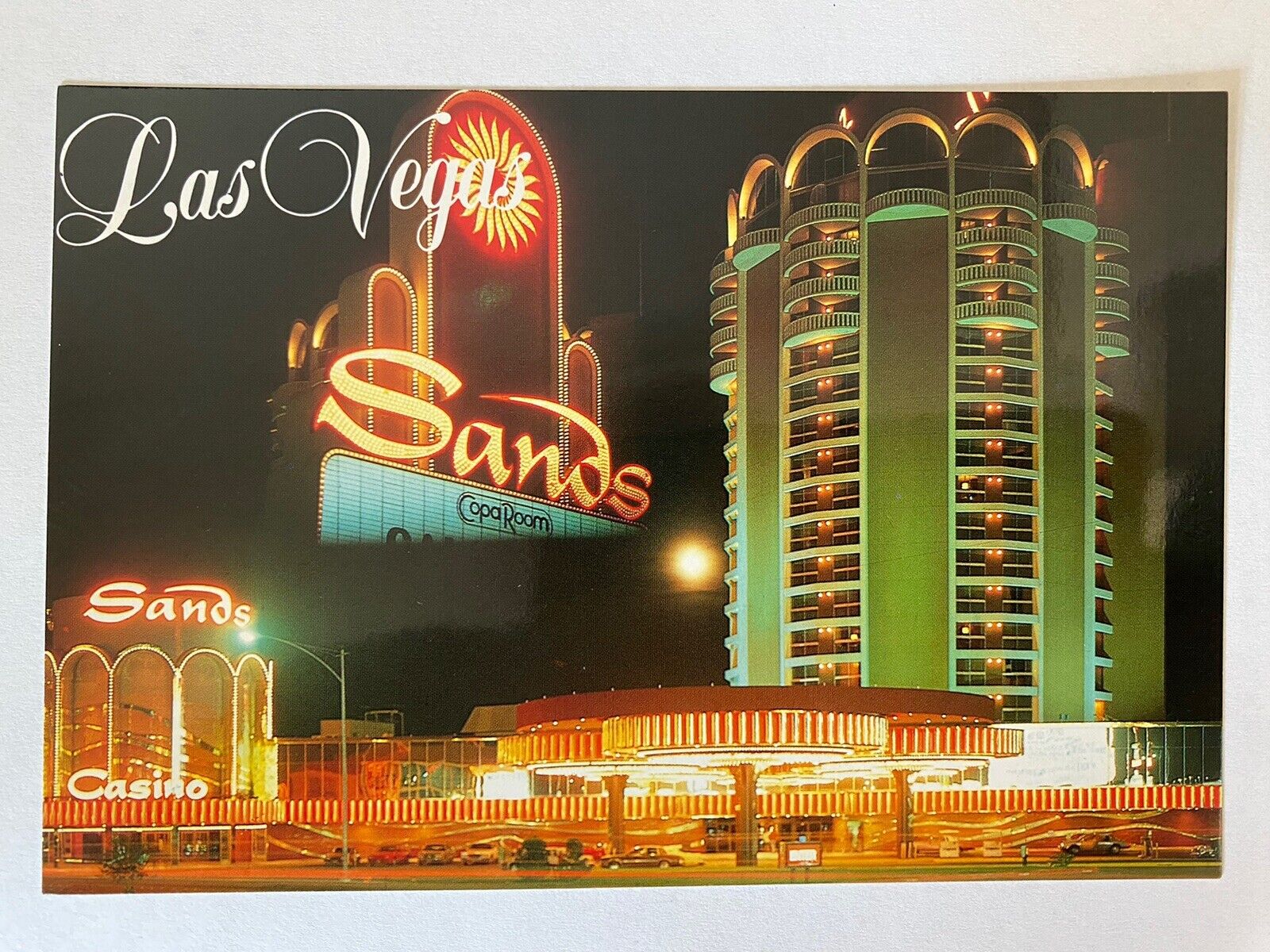 Sands Hotel Casino Las Vegas Nevada USA Vintage 1990 Unused Postcard