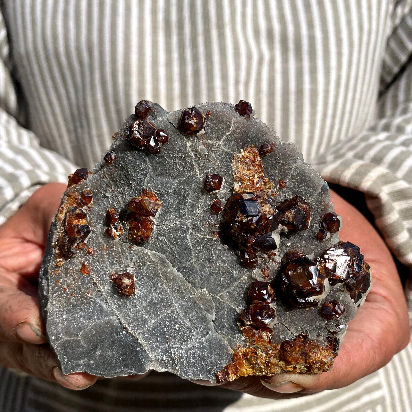 428g Raw Reddish Brown Sphalerite Crystal Rough Quality Rare Mineral Specimen